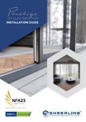 Sheerline Prestige Lift & Slide Patio Doors Installation Guide