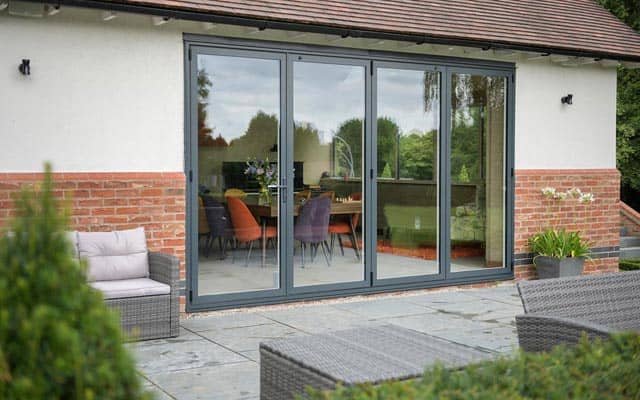 Trade suppliers of aluminium bifold doors